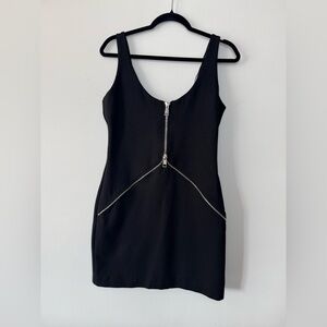 Zara Black Dress with Zipper Accent *NWT* XL